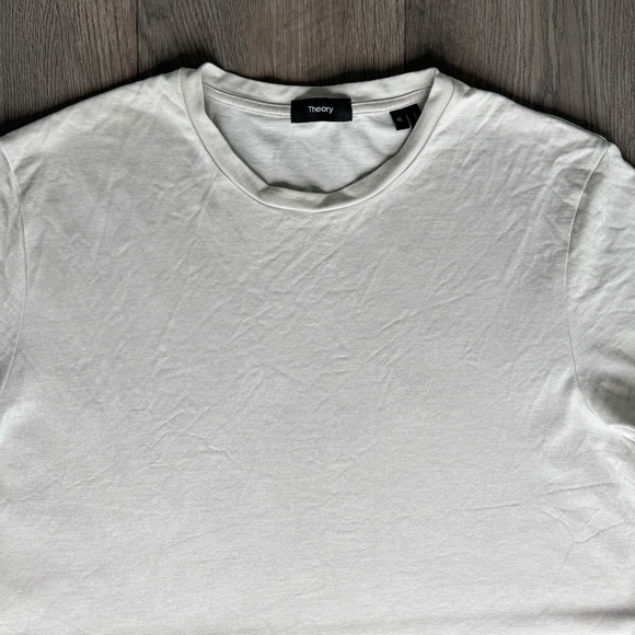 Theory Clean Tee Silk-Cotton Blend - Picture 2 of 3